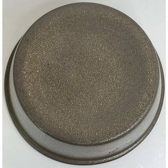 VTG Rowe Pottery Work Heart Gray Blue Mixing Bowl ‘92 Stoneware Cambridge Rustic - Picture 4 of 12